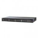 Switch cisco smb fast ethernet, 48 puertos 10/100mbps + 2 puertos sfp, 17.6 gbit/s, 16.384 entrada, gestionado