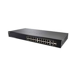 Switch cisco smb 24 puertos 10/100/1000mbps 2 puertos sfp, smart remplazo del slm2024t-na