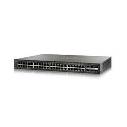 Switch cisco smb 48 puertos, 10/100/1000 poe+ 382w, 4 10 gigabit ethernet (2 x 10gbase -t + 2 x sfp+)