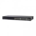 Switch cisco smb 24 x 10/100/1000 poe+, 4 x 10 gigabit ethernet (2 x 10gbase-t/sfp+ combo + 2 x sfp+)