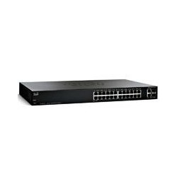 Switch cisco smb - 24 puertos - 10/100 mbps - administrable - poe -rack - smart plus
