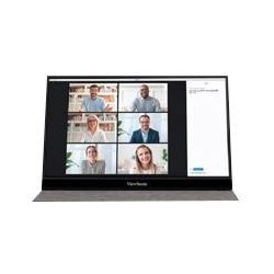 Monitor led viewsonic portatil 16 widescreen hd 1920 x 1080 vg1655 negro usb tipo c minihdmi 250 cd/m2 con bocinas