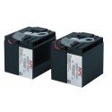 Batería de reemplazo APC RBC55 para UPS, Cartucho 55