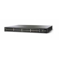 Switch Cisco Fast Ethernet Smart Plus SF220-48, 48 Puertos 10/100Mbps + 2 Puertos SFP, 13.6 Gbit/s, 8192 Entradas - Gest