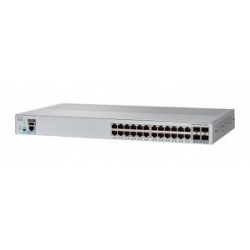 Switch Cisco Gigabit Ethernet Catalyst 2960-L, 24 Puertos 10/100/1000Mbps + 4 Puertos SFP, 56 Gbit/s, 8000 Entradas - Ge