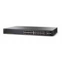 Switch Cisco Gigabit Ethernet SG250X-24, 24 Puertos 10/100/1000Mbps + 2 Puertos SFP+, 128 Gbit/s, 8000 Entradas - Gestio