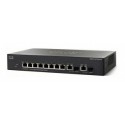 Switch Cisco Gigabit Ethernet SG355-10P, 8 Puertos 10/100/1000Mbps + 2 Puertos SFP, 20 Gbit/s, 16.384 Entradas - Gestion