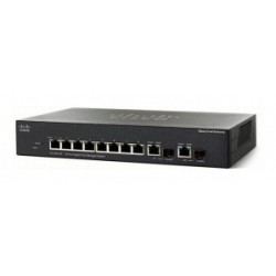 Switch Cisco Gigabit Ethernet SG355-10P, 8 Puertos 10/100/1000Mbps + 2 Puertos SFP, 20 Gbit/s, 16.384 Entradas - Gestion