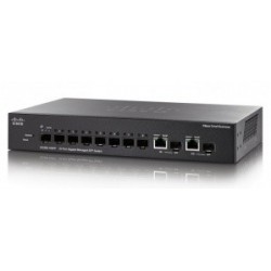 Switch Cisco Gigabit Ethernet SG350-10SFP, 10 Puertos SFP, 20 Gbit/s, 16.384 Entradas - Gestionado