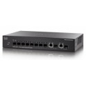Switch Cisco Gigabit Ethernet SG350-10SFP, 10 Puertos SFP, 20 Gbit/s, 16.384 Entradas - Gestionado