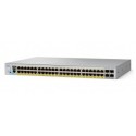 Switch Cisco Gigabit Ethernet Catalyst C2960L-48PQ, 48 Puertos 10/100/1000Mbps + 4 Puertos SFP+, 104 Gbit/s, 8000 Entrad