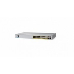Switch Cisco Gigabit Ethernet Catalyst 2960L, 24 Puertos 10/100/1000 + 4 Puertos SFP+, 56Gbit/s, 8000 Entradas - Gestion