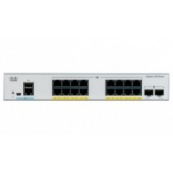 Switch Cisco Gigabit Ethernet Catalyst 1000, 16 Puertos 10/100/1000Mbps + 2 Puertos SFP, 36 Gbit/s, 15.360 Entradas - Ge