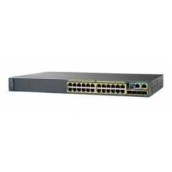 Switch Cisco Gigabit Ethernet Catalyst 2960-X, 24 Puertos 10/100/1000Mbps + 2 Puertos SFP+, 216 Gbit/s - Gestionado