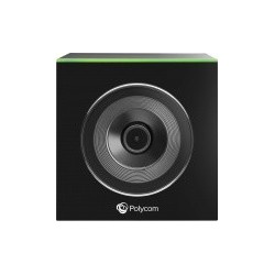 Poly Cámara HD para Videoconferencia EagleEye Cube, Zoom 5X, Negro/Rojo