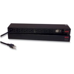 APC AP7900B unidad de distribución de energía (PDU) 1U Negro 8 salidas AC