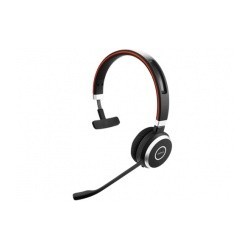 Jabra Monoaural Evolve 65 MS, Alámbrico/Inalámbrico, Bluetooh, Negro