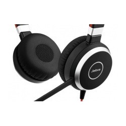 Jabra Audífonos con Micrófono Evolve 40 MS Stereo, Alámbrico, 3.5mm, USB, Negro