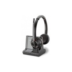 Poly Audífonos Savi W8220, Inalámbrico, DECT, Bluetooth, Negro