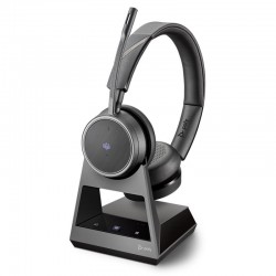 Audifonos con micrófono Poly Voyager 4220 Office, Bluetooth, Color Negro.