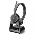 Audifonos con micrófono Poly Voyager 4220 Office, Bluetooth, Color Negro.