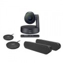 Logitech Rally Plus 960-001225 - Sistema de cámara de conferencias Ultra HD con Control automático de cámara (renovado)