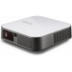 Viewsonic M2e videoproyector Standard throw projector 400 lúmenes ANSI LED 1080p (1920x1080) 3D Gris, Blanco