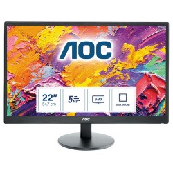 AOC 70 Series E2270SWHN LED display 54,6 cm (21.5") 1920 x 1080 Pixeles Full HD Negro