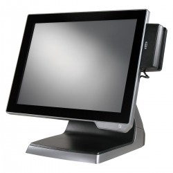 15" LCD Capacitive touch screen, 1024 x 768 resolution, CPU i3-6100U SOC 2.3Ghz, 8 GB RAM, 128GB SSD, Triple track MSR, Win 10 