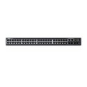 DELL S-Series S3148P Gestionado L2/L3 Gigabit Ethernet (10/100/1000) Energía sobre Ethernet (PoE) 1U Negro, Acero inoxi