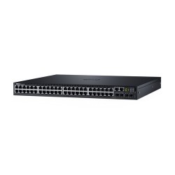DELL S-Series S3148P Gestionado L2/L3 Gigabit Ethernet (10/100/1000) Energía sobre Ethernet (PoE) 1U Negro, Acero inoxi