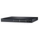 DELL S-Series S3124 Gestionado L2 Gigabit Ethernet (10/100/1000) 1U Negro, Acero inoxidable