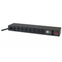 APC AP7801B unidad de distribución de energía (PDU) 8 salidas AC 1U Negro