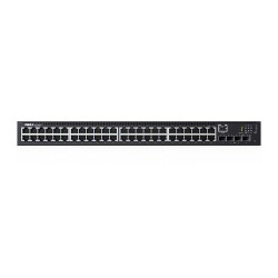 DELL N-Series N1548P Gestionado L2/L3 Gigabit Ethernet (10/100/1000) Energía sobre Ethernet (PoE) 1U Negro