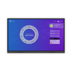 Pantalla interactiva táctil T6 OneScreen 55” 4K UHDD - tecnología IPS - 20 toques - Android 8 con Google Play Store 3 Años de ga
