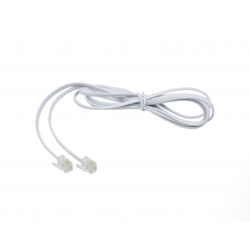 Cable telefónico RJ11 LinkedPRO TELUS80481.5M, plano, color blanco, 1.5m