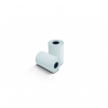 PAQUETE ROLLO PAPEL TERMICO GHIA PTG80N 80X70 MM 10 PIEZAS PARA IMPRESORAS DE 80MM REACCION NEGRO
