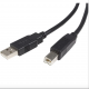 CABLE USB 2.0 STARTECH.COM MOD. USB2HAB6 CERTIFICADO 1.8 MTS PARA IMPRESORA 1X USB A MACHO 1X USB B MACHO NEGRO