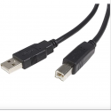 CABLE USB 2.0 STARTECH.COM MOD. USB2HAB6 CERTIFICADO 1.8 MTS PARA IMPRESORA 1X USB A MACHO 1X USB B MACHO NEGRO