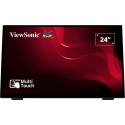 Viewsonic TD2465 pantalla de señalización Panel plano interactivo 61 cm (24") LED 250 cd / m² Full HD Negro Pantalla 