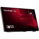Viewsonic TD2465 pantalla de señalización Panel plano interactivo 61 cm (24") LED 250 cd / m² Full HD Negro Pantalla 
