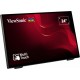 Viewsonic TD2465 pantalla de señalización Panel plano interactivo 61 cm (24") LED 250 cd / m² Full HD Negro Pantalla 