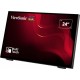 Viewsonic TD2465 pantalla de señalización Panel plano interactivo 61 cm (24") LED 250 cd / m² Full HD Negro Pantalla 