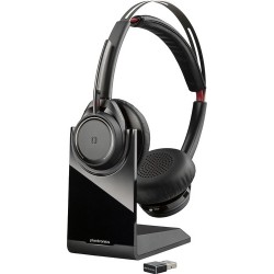 POLY Voyager Focus UC Auriculares Inalámbrico Diadema Oficina/Centro de llamadas Bluetooth Negro