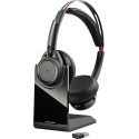 POLY Voyager Focus UC Auriculares Inalámbrico Diadema Oficina/Centro de llamadas Bluetooth Negro