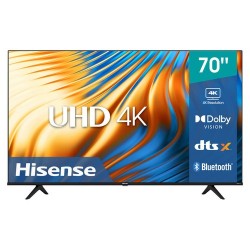 Hisense 70A6H Televisor 177,8 cm (70") 4K Ultra HD Smart TV Wifi Negro 300 cd / m²