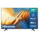 Hisense 70A6H Televisor 177,8 cm (70") 4K Ultra HD Smart TV Wifi Negro 300 cd / m²