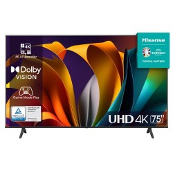 Hisense 75A6N Televisor 190,5 cm (75") 4K Ultra HD Smart TV Wifi Negro 350 cd / m²