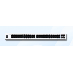 Fortinet Switch, 48 Puertos PoE 10/100/1000Mbps + 4 Puertos 10G SFP+, 176 Gbit/s, 32.000 Entradas - Administrable FS-148F-FPOE