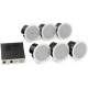 Bose Professional - Kit de Audio Freespace | 6 Altavoces de Plafón + Amplificador | Color Blanco | Ideal para Audio Ambiental